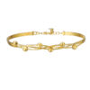 TOMEI Lusso Italia Beads Bangle, Yellow Gold 916