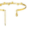 TOMEI Lusso Italia Beads Bangle, Yellow Gold 916