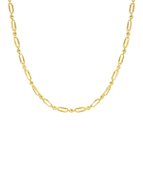 TOMEI Lusso Italia Beads and Clips Necklace, Yellow Gold 916