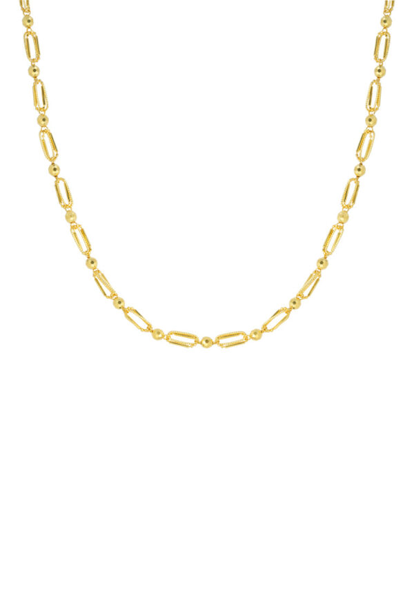 TOMEI Lusso Italia Beads and Clips Necklace, Yellow Gold 916