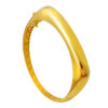 TOMEI Lusso Italia Elegance Bangle, Yellow Gold 916