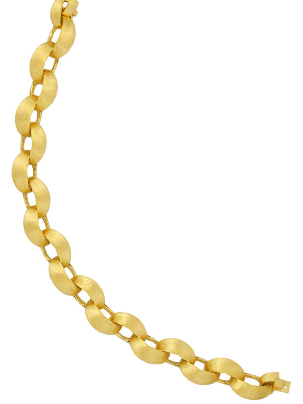 TOMEI Lusso Italia Matte Twisted Bracelet, Yellow Gold 916