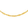 TOMEI Lusso Italia Twisted Necklace, Yellow Gold 916
