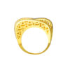 TOMEI Lusso Italia Eccentric Stacked Ring, Yellow Gold 916