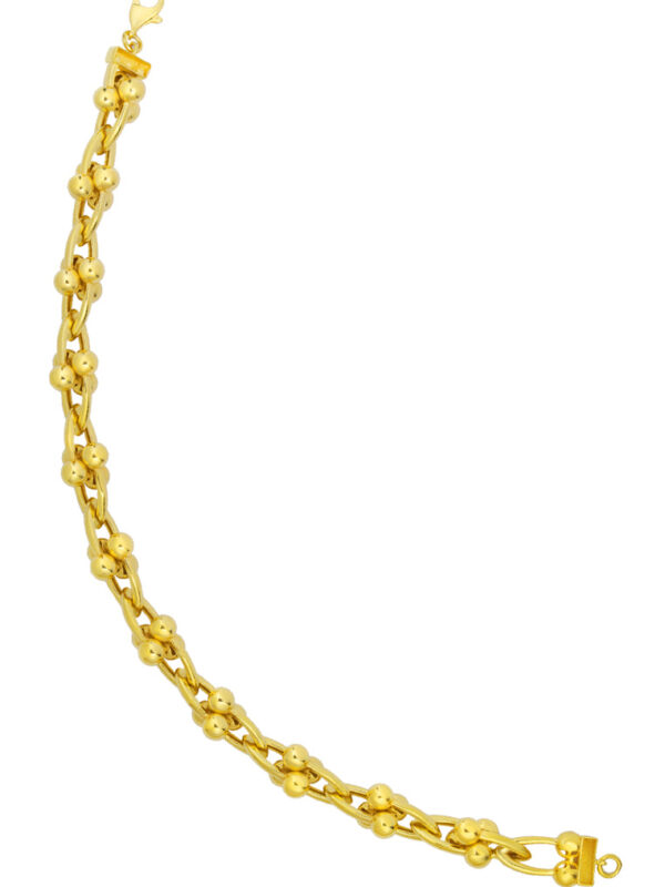 TOMEI Lusso Italia Entangled Chain Bracelet, Yellow Gold 916