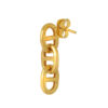 TOMEI Lusso Italia Interlocking Dangling Earrings, Yellow Gold 916