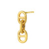 TOMEI Lusso Italia Interlocking Dangling Earrings, Yellow Gold 916
