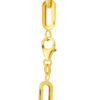 TOMEI Lusso Italia Glossy Sinki Bracelet, Yellow Gold 916