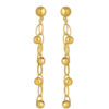 TOMEI Lusso Italia Dangling Balls Earrings, Yellow Gold 916