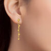 TOMEI Lusso Italia Dangling Balls Earrings, Yellow Gold 916