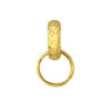 TOMEI Forever Entwined Ring Pendant, Yellow Gold 916