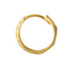 TOMEI Lusso Italia Diamond Shaped Loop Earrings, Yellow Gold 916
