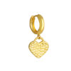 TOMEI Lusso Italia Love Hoop Earrings, Yellow Gold 916