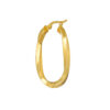 TOMEI Lusso Italia Slight Twist Earrings, Yellow Gold 916