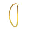 TOMEI Lusso Italia Elegance Hoop Earrings, Yellow Gold 916