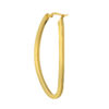 TOMEI Lusso Italia Elegance Hoop Earrings, Yellow Gold 916