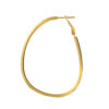 TOMEI Lusso Italia Dainty Big Hoop Earrings, Yellow Gold 916