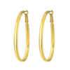 TOMEI Lusso Italia Dainty Big Hoop Earrings, Yellow Gold 916