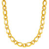 TOMEI Lusso Italia Pleated Necklace, Yellow Gold 916