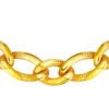 TOMEI Lusso Italia Pleated Necklace, Yellow Gold 916