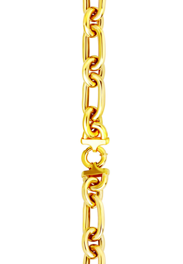 TOMEI Lusso Italia Bold Linked Bracelet, Yellow Gold 916