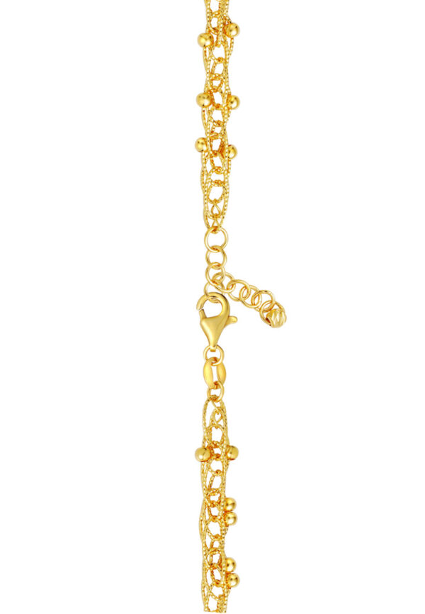 TOMEI Lusso Italia Tangled Beads Bracelet, Yellow Gold 916