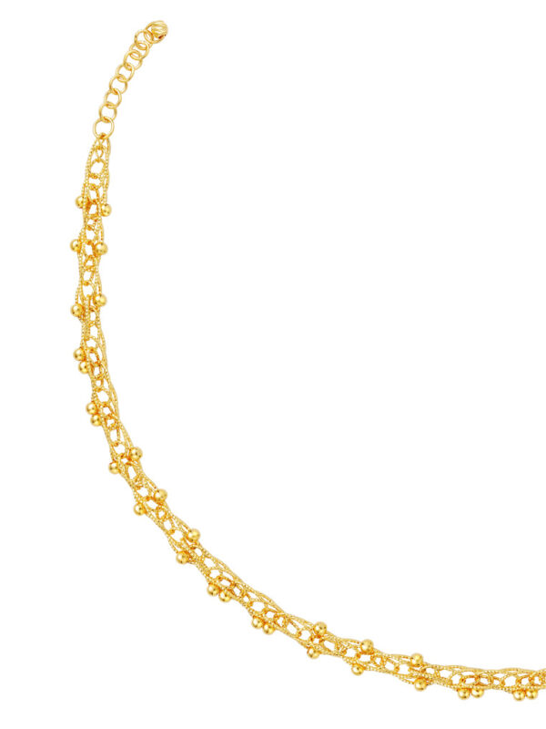 TOMEI Lusso Italia Tangled Beads Bracelet, Yellow Gold 916
