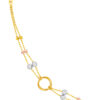 TOMEI Lusso Italia Tri-Tone Layered Beads Bracelet, Yellow Gold 916