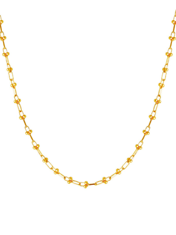 TOMEI Lusso Italia Beads Necklace, Yellow Gold 916