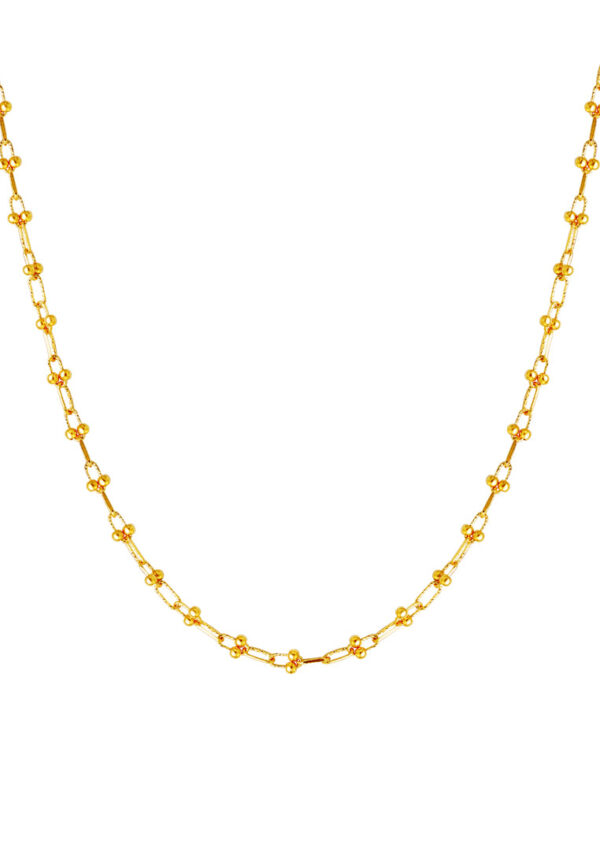 TOMEI Lusso Italia Beads Necklace, Yellow Gold 916