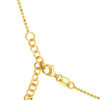 TOMEI Lusso Italia Tri-Tone Dangling Beads Necklace, Yellow Gold 916