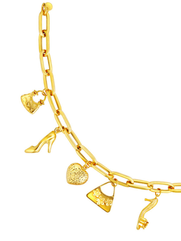 TOMEI Lusso Italia Ladies Essentials Bracelet, Yellow Gold 916