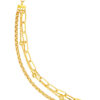 TOMEI Lusso Italia Stylist Layered Bracelet, Yellow Gold 916