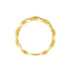 TOMEI Bold Link Ring, Yellow Gold 916