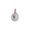 TOMEI Jade Of Completeness Pendant, Rose Gold 750