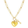 TOMEI Lusso Italia Unlock Your Heart Necklace, Yellow Gold 916