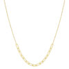 TOMEI Gilded Chain-esque Necklace, Yellow Gold 916 (IN-H5708-1C)