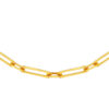 TOMEI Glossy Linked Necklace, Yellow Gold 916