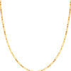 TOMEI Glossy Linked Necklace, Yellow Gold 916
