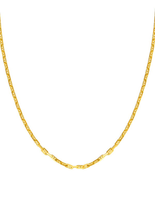 TOMEI Linked Necklace, Yellow Gold 916