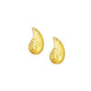 TOMEI Lusso Italia Laser Cut Raindrop Earrings, Yellow Gold 916
