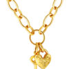 TOMEI Lusso Italia Key and Lock Necklace, Yellow Gold 916