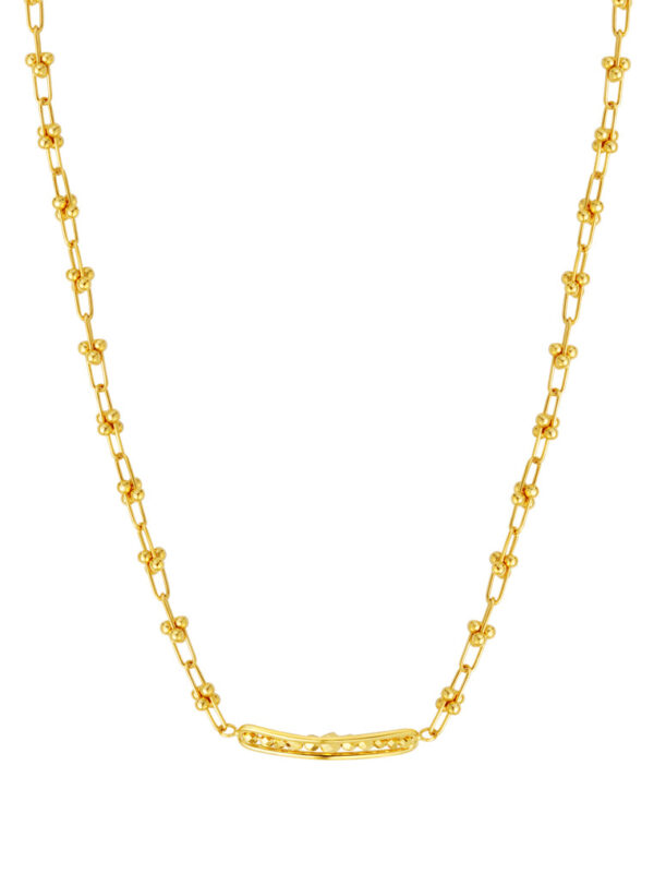 TOMEI Lusso Italia Darling Beads Necklace, Yellow Gold 916