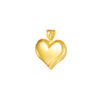 TOMEI Lusso Italia Woven Heart Pendant, Yellow Gold 916