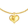 TOMEI Lusso Italia Woven Heart Pendant, Yellow Gold 916