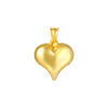 TOMEI Lusso Italia Sparkling Love Pendant, Yellow Gold 916
