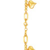 TOMEI Lusso Italia Kids Heart Bracelet, Yellow Gold 916