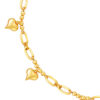 TOMEI Lusso Italia Kids Heart Bracelet, Yellow Gold 916