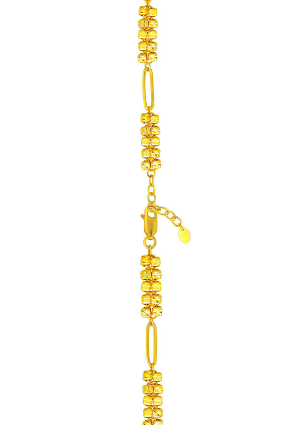 TOMEI Cubic Bracelet, Yellow Gold 916