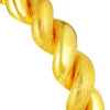 TOMEI Lusso Italia Braided Bangle, Yellow Gold 916